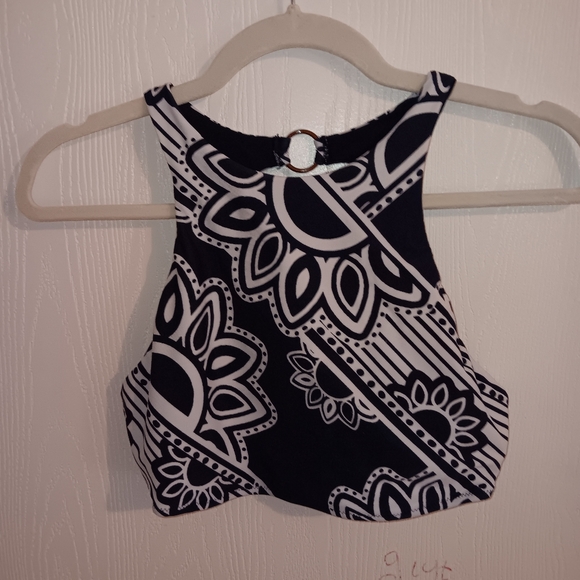 aerie Other - LARGE AERIE NAVY BLUE & WHITE SWIMSUIT TOP